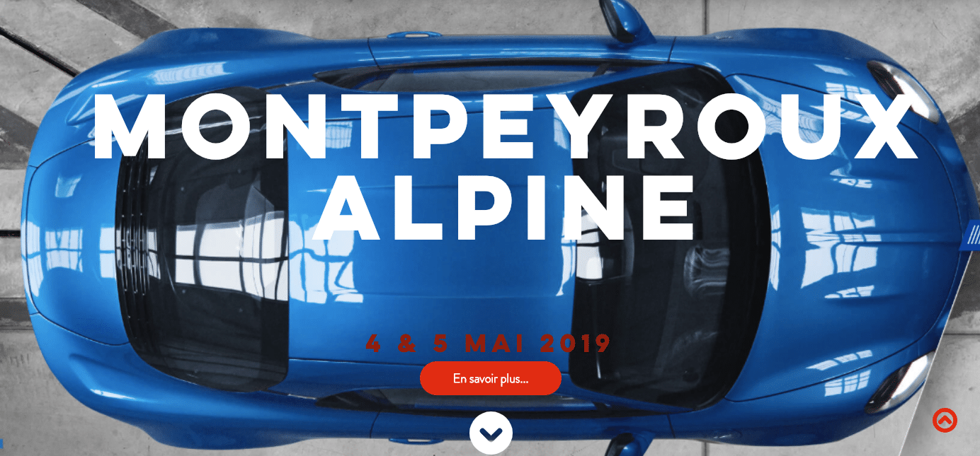 4 et 5 mai 2019 : Montpeyroux Alpine, premier rassemblement Alpine sur les terres natales de Bibendum