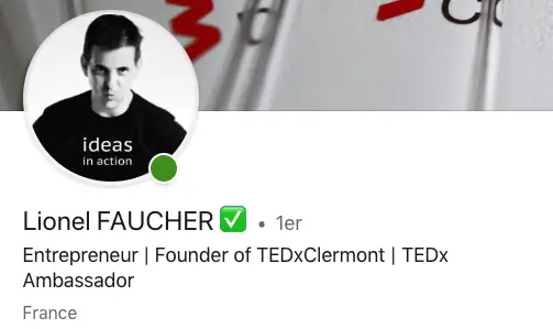 Lionel FAUCHER, nouvel ambassadeur TEDx pour la France !